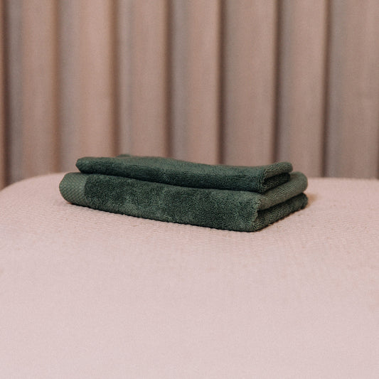 2-piece towel set Stone Green